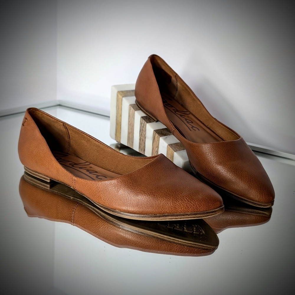 Zodiac Chic Brown Leather Flats - image 1